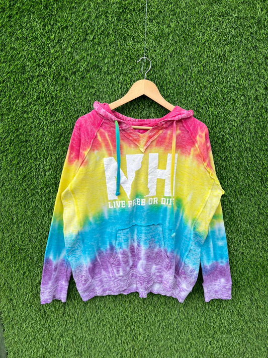 NH LIVE FREE OR DIE Vintage Hoodie || Unisex  | Thrifted Streetwear |