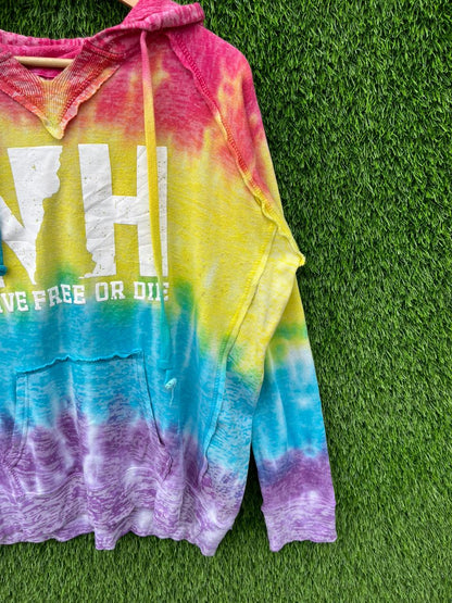 NH LIVE FREE OR DIE Vintage Hoodie || Unisex  | Thrifted Streetwear |