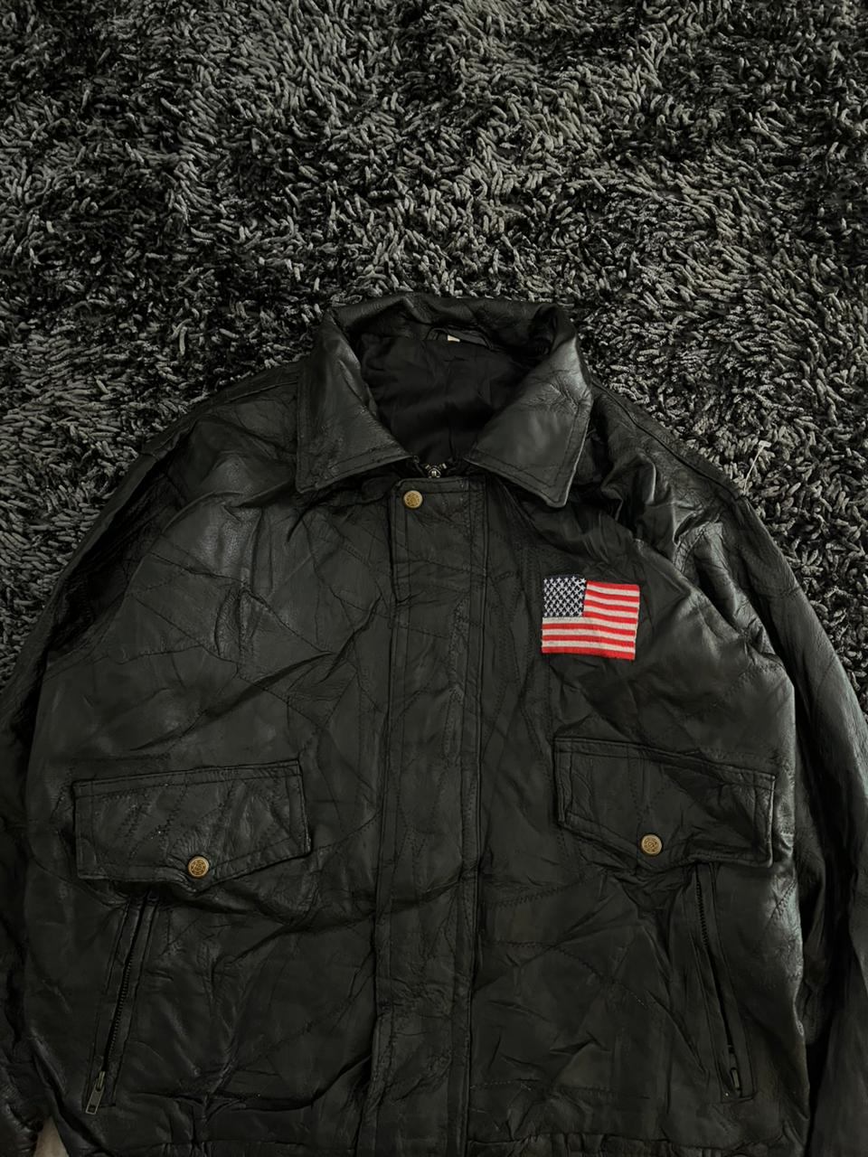 God Bless America |Leather jacket | Winterwear|Streetwear