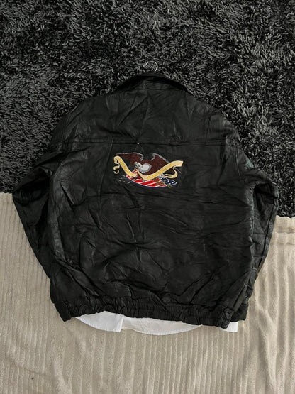 God Bless America |Leather jacket | Winterwear|Streetwear