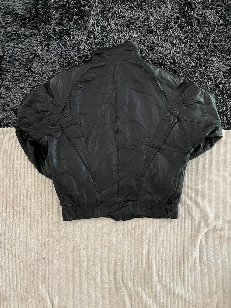 Bomber leather jacket |Leather jacket | Winterwear|Streetwear