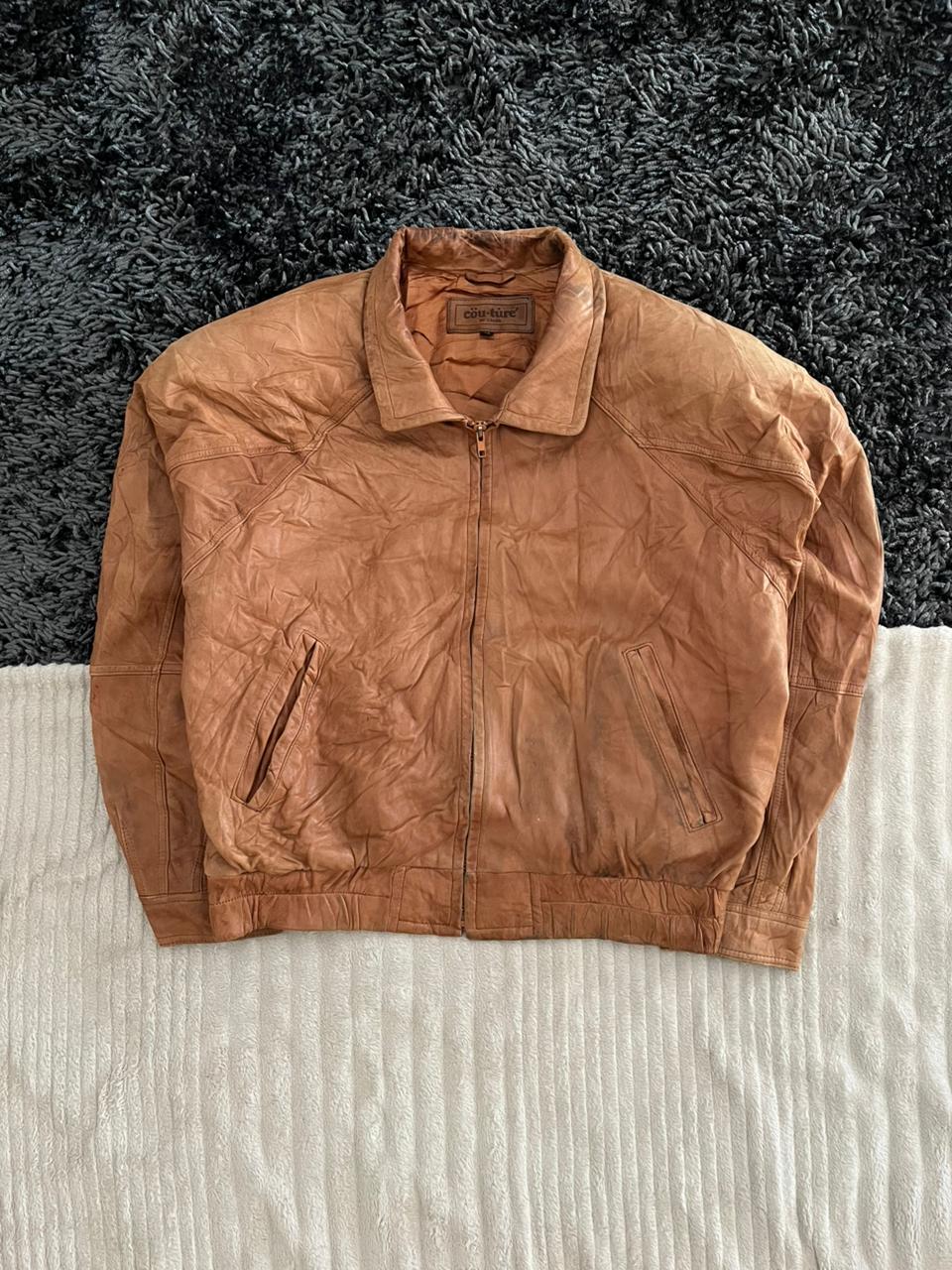 Couture |Leather jacket | Winterwear|Streetwear | Box Fit leather jacket