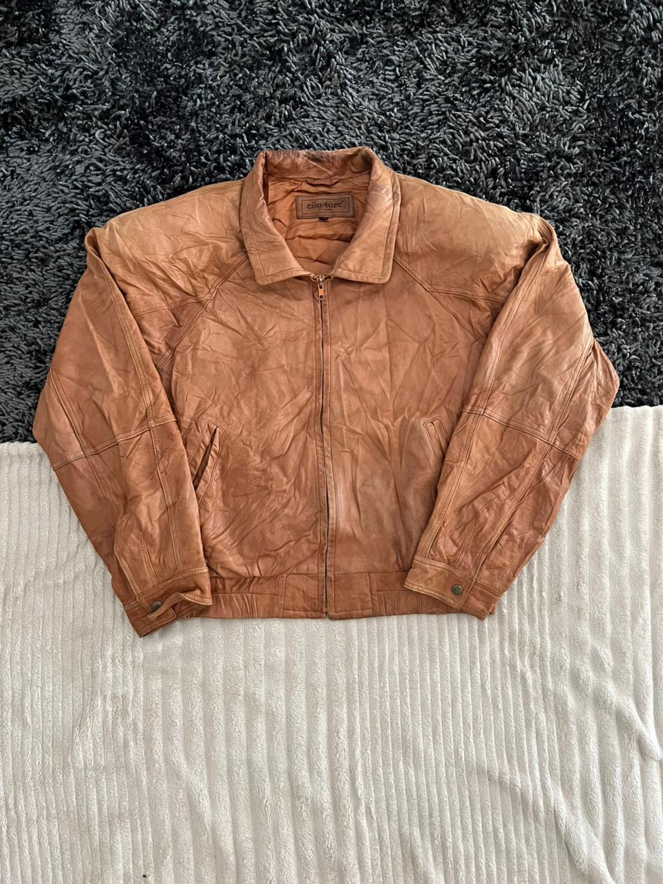 Couture |Leather jacket | Winterwear|Streetwear | Box Fit leather jacket