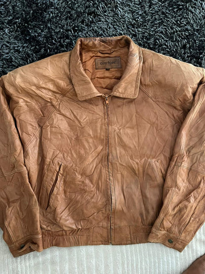 Couture |Leather jacket | Winterwear|Streetwear | Box Fit leather jacket