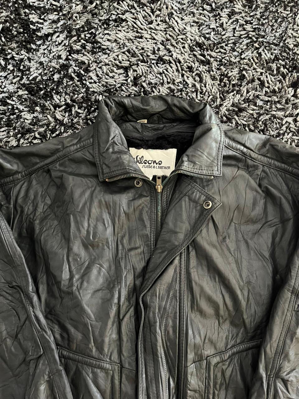 Wilson |Leather jacket | Winterwear|Streetwear | Box fit Leather Jacket
