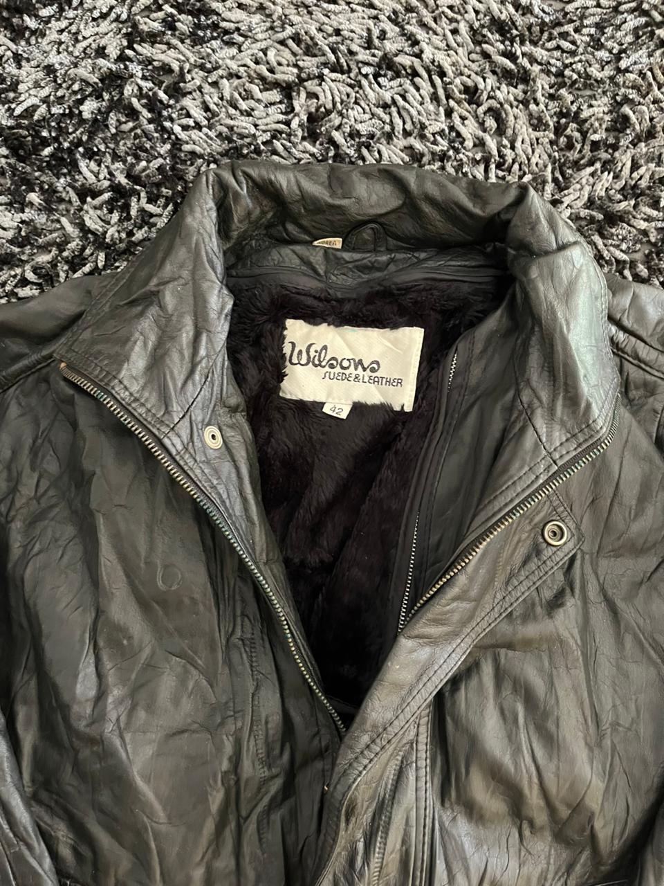 Wilson |Leather jacket | Winterwear|Streetwear | Box fit Leather Jacket