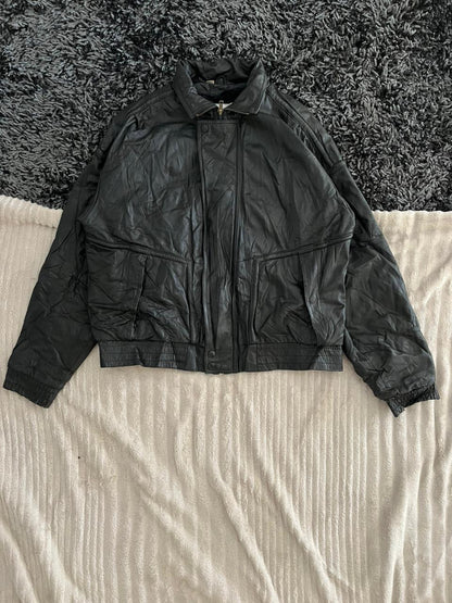 Wilson |Leather jacket | Winterwear|Streetwear | Box fit Leather Jacket