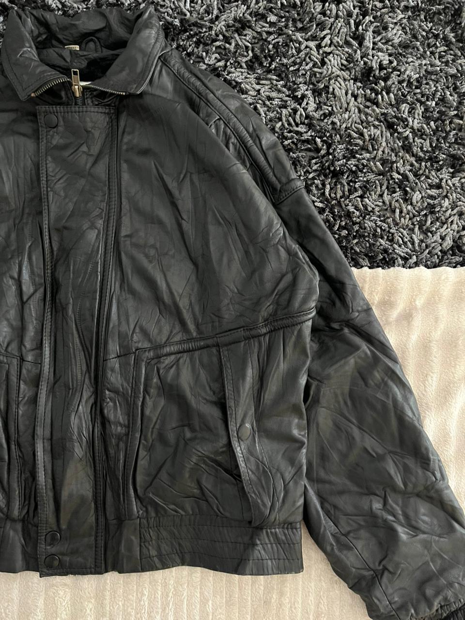 Wilson |Leather jacket | Winterwear|Streetwear | Box fit Leather Jacket