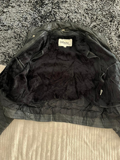 Wilson |Leather jacket | Winterwear|Streetwear | Box fit Leather Jacket