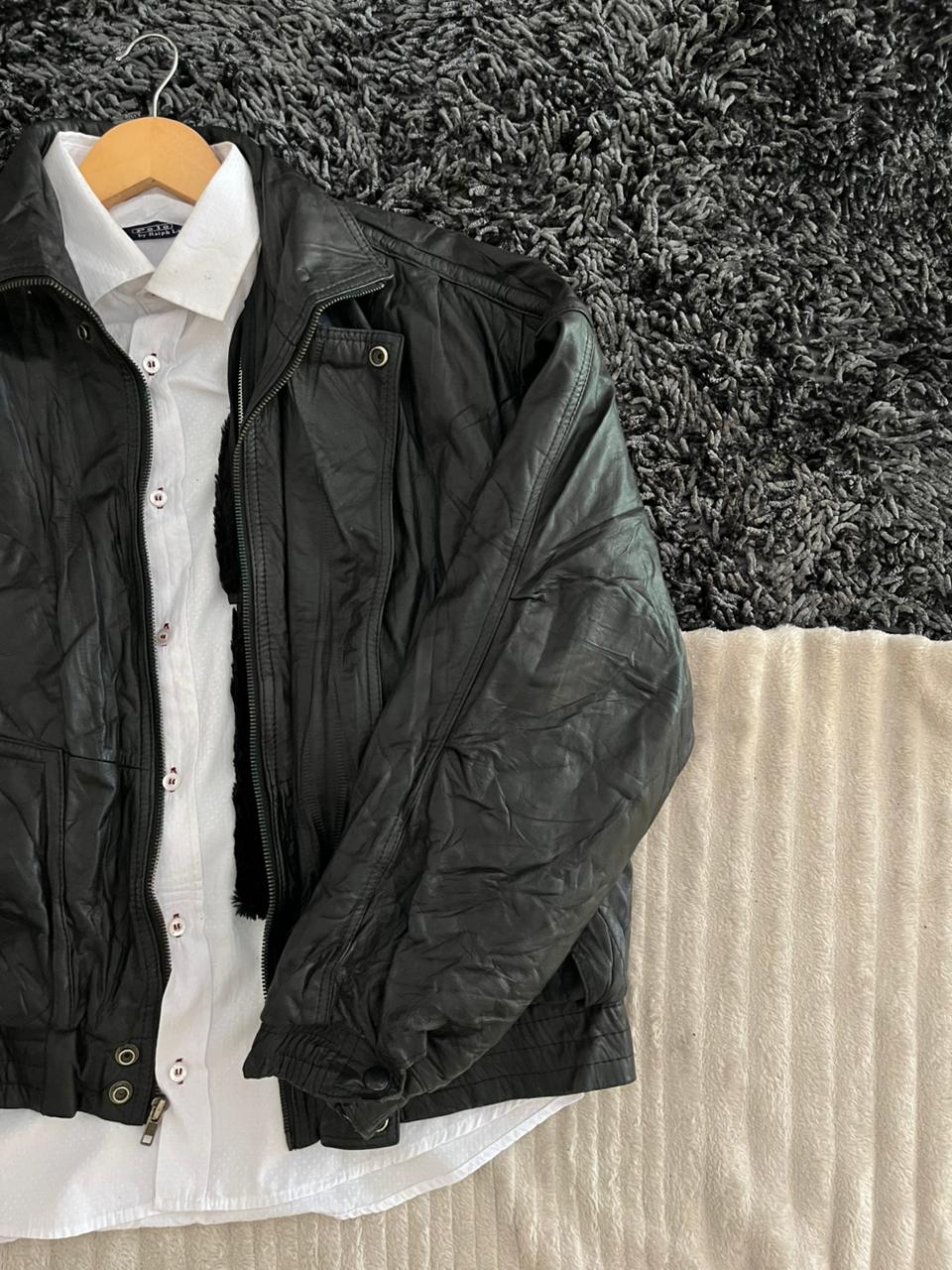 Wilson |Leather jacket | Winterwear|Streetwear | Box fit Leather Jacket