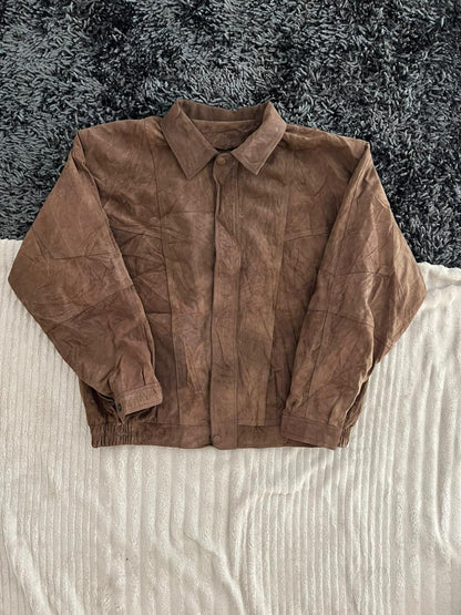 BOMBER Leather jacket | Winterwear|Streetwear