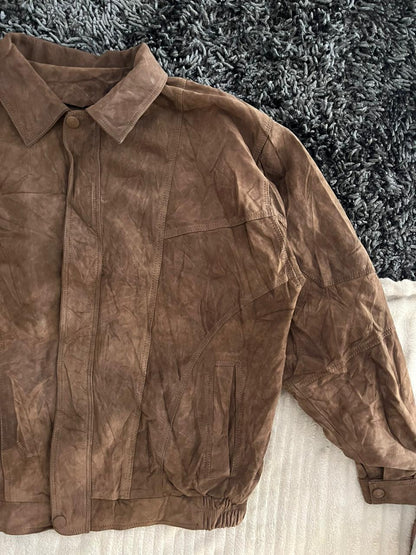 BOMBER Leather jacket | Winterwear|Streetwear