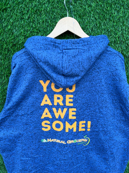 YOU ARE AWESOME Vintage Hoodie || Unisex  | Thrifted Streetwear |