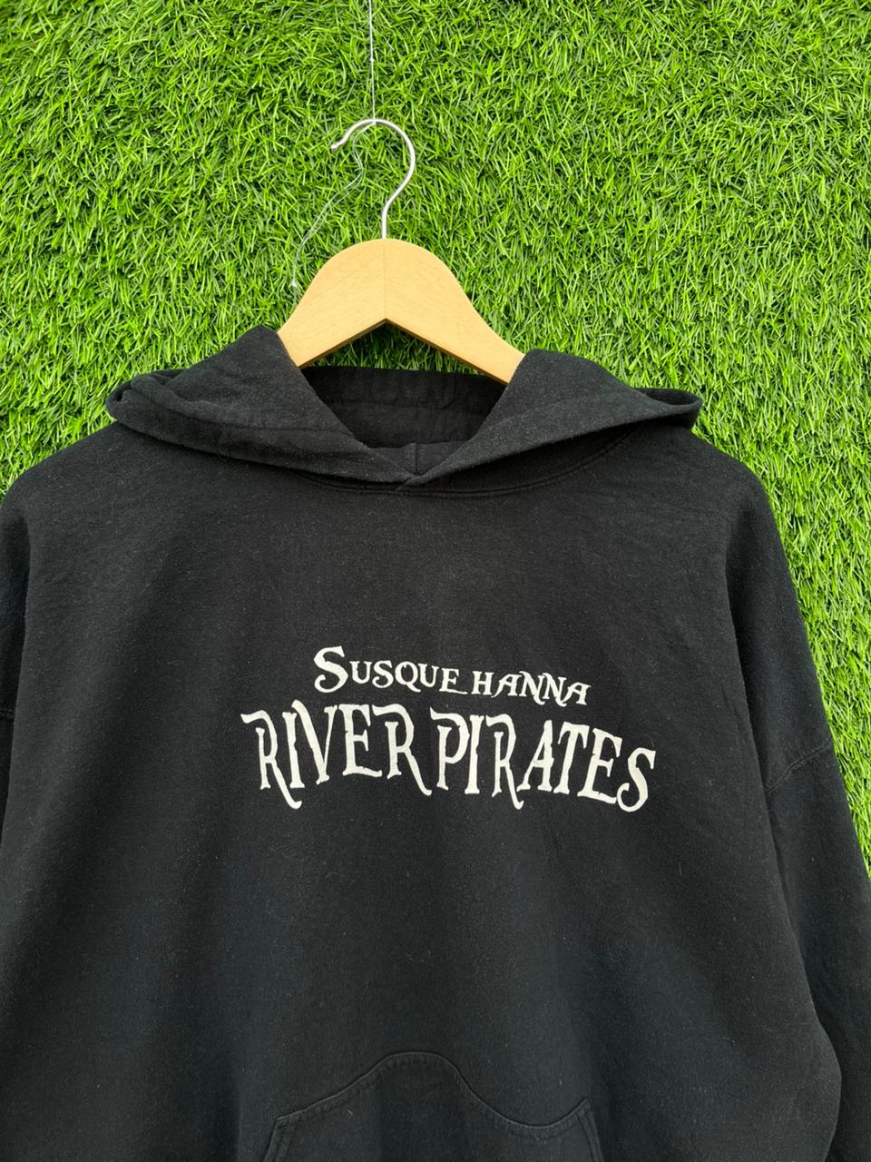 RIVER PIRATES Vintage Hoodie || Unisex  | Thrifted Streetwear |