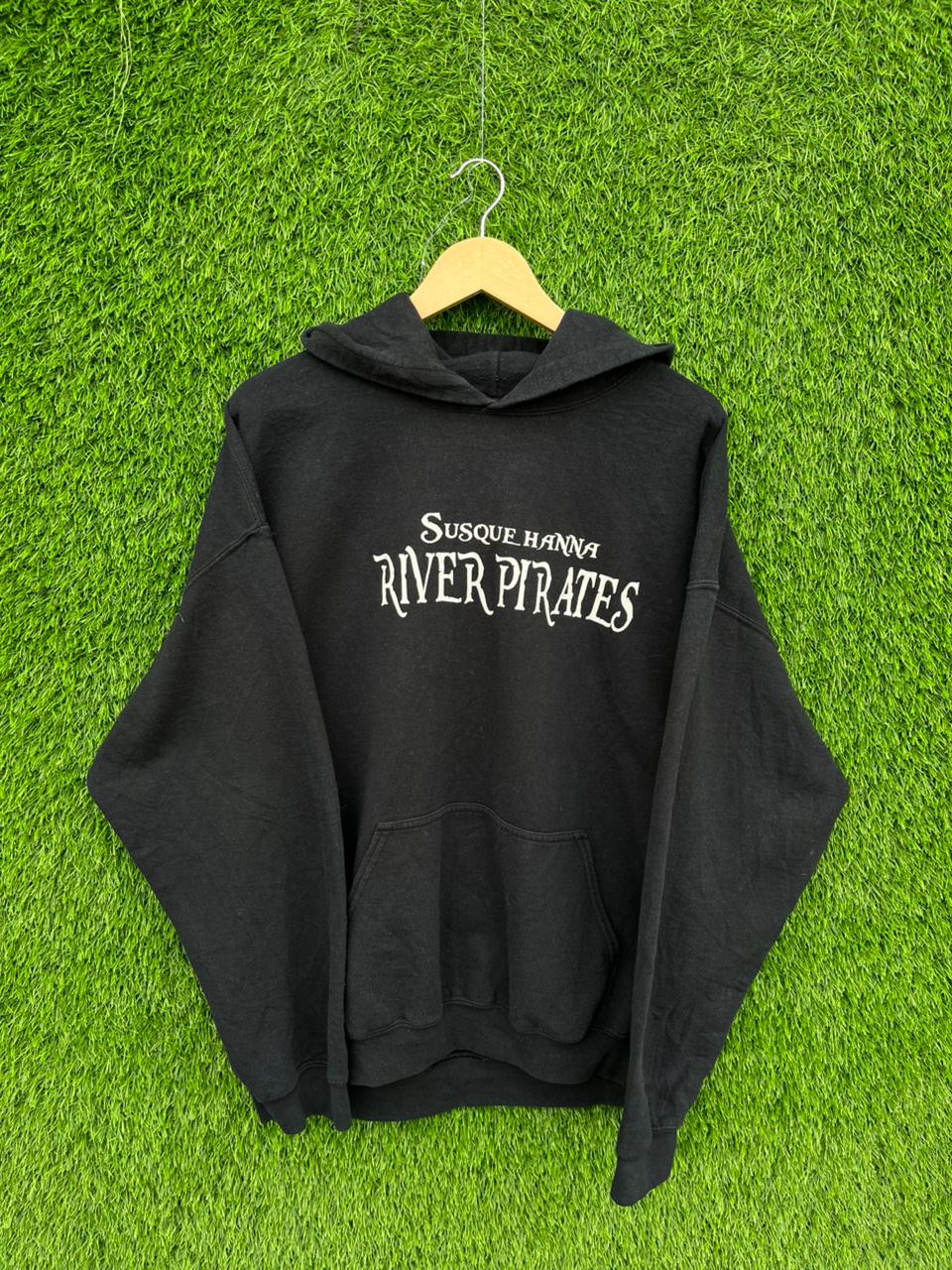 RIVER PIRATES Vintage Hoodie || Unisex  | Thrifted Streetwear |