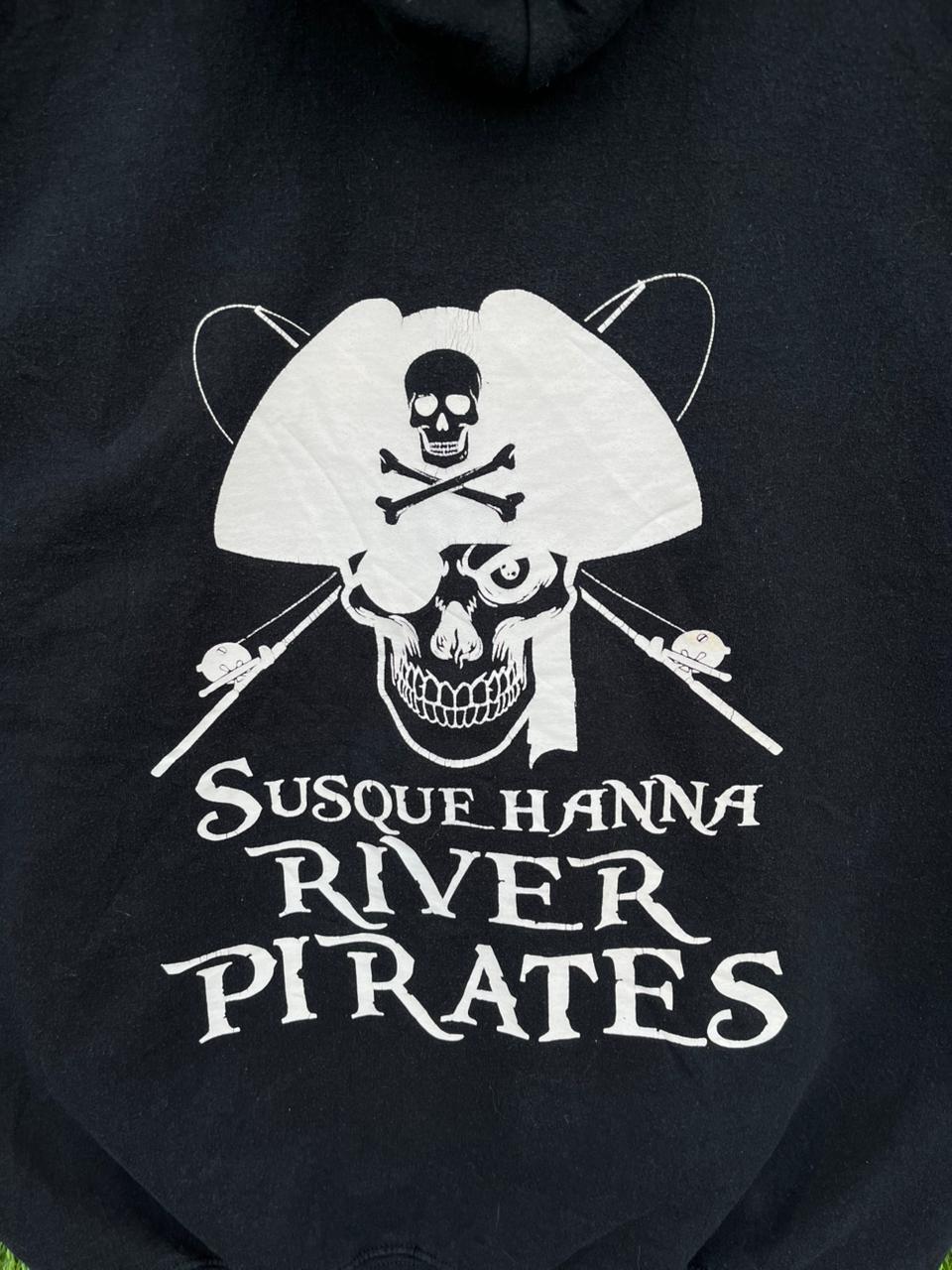 RIVER PIRATES Vintage Hoodie || Unisex  | Thrifted Streetwear |