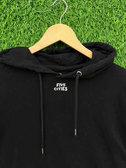 FIVE CITIES Vintage Hoodie || Unisex  | Thrifted Streetwear |