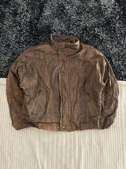 MIDWAY |Leather jacket | Winterwear|Streetwear