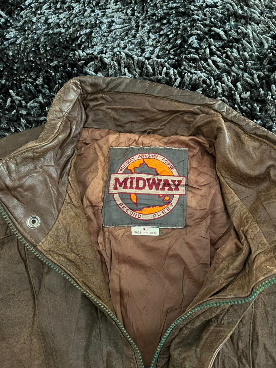 MIDWAY |Leather jacket | Winterwear|Streetwear