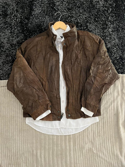 MIDWAY |Leather jacket | Winterwear|Streetwear