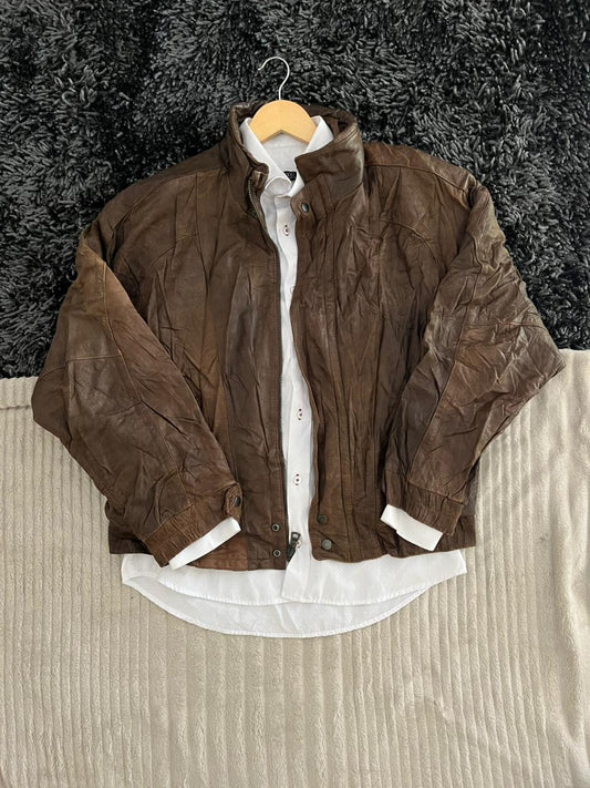 MIDWAY |Leather jacket | Winterwear|Streetwear