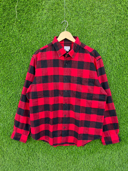 WOOLRICH Flannel Shirt for Men & Women | Oversized Checked Cotton Shirt | Winter Casual Wear India