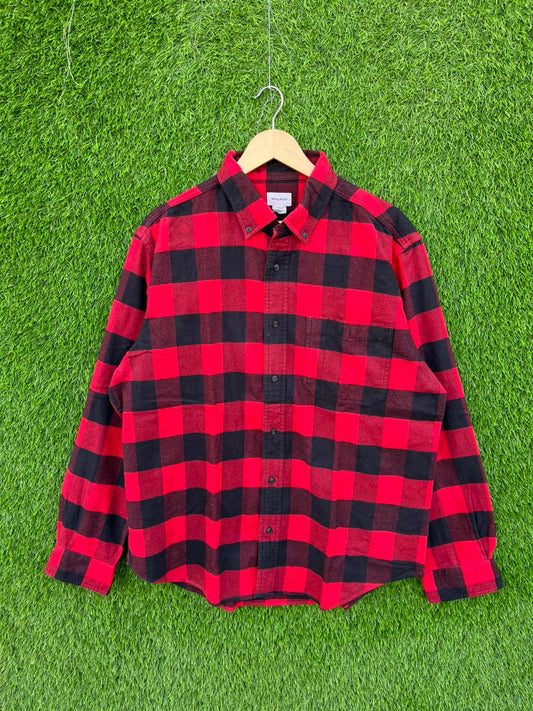 WOOLRICH Flannel Shirt for Men & Women | Oversized Checked Cotton Shirt | Winter Casual Wear India