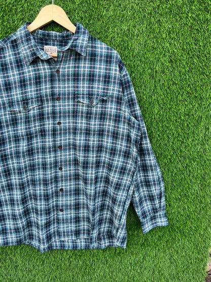 RED HEAD Flannel Shirt for Men & Women | Oversized Checked Cotton Shirt | Winter Casual Wear India