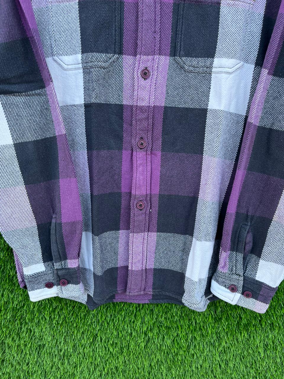 STUSSY Flannel Shirt for Men & Women | Oversized Checked Cotton Shirt | Winter Casual Wear India