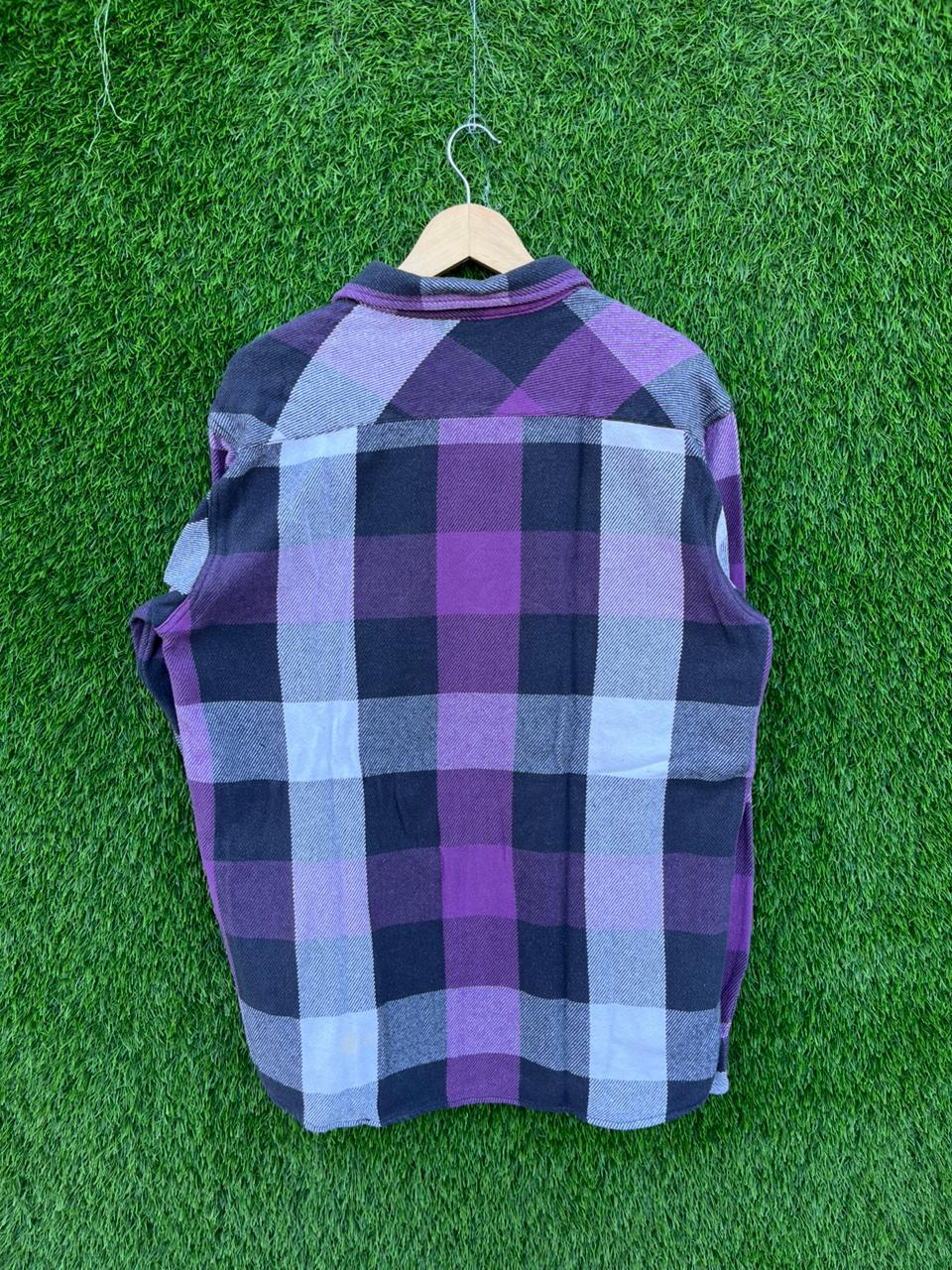 STUSSY Flannel Shirt for Men & Women | Oversized Checked Cotton Shirt | Winter Casual Wear India