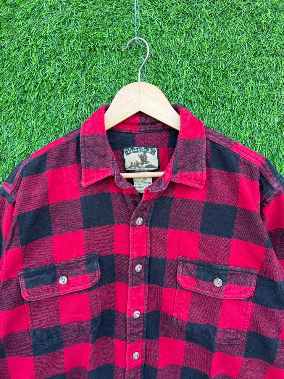 FEILD AND STREAM Flannel Shirt for Men & Women | Oversized Checked Cotton Shirt | Winter Casual Wear India