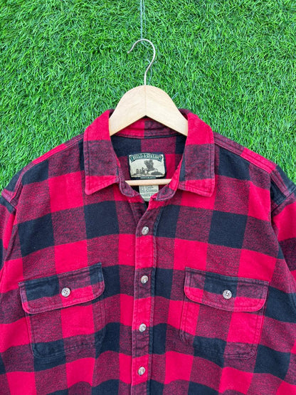 FEILD AND STREAM Flannel Shirt for Men & Women | Oversized Checked Cotton Shirt | Winter Casual Wear India