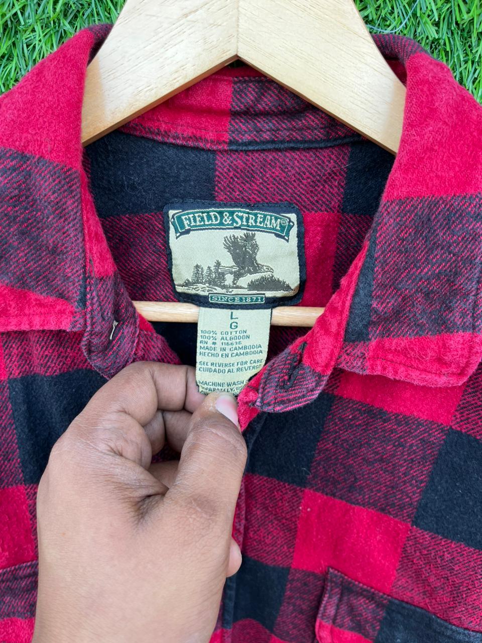 FEILD AND STREAM Flannel Shirt for Men & Women | Oversized Checked Cotton Shirt | Winter Casual Wear India