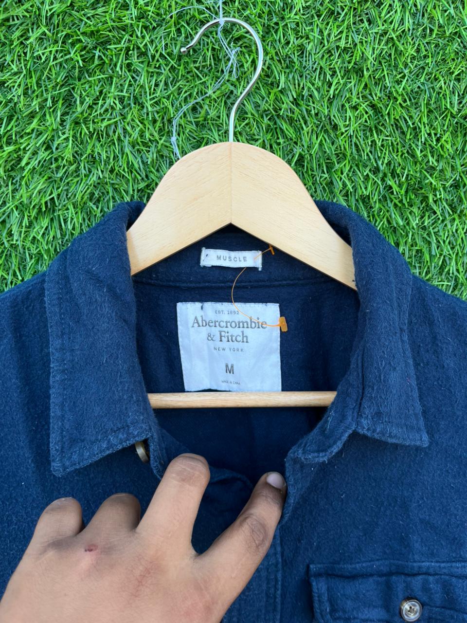 Abercrombie and Fitch Flannel Shirt for Men & Women | Oversized Checked Cotton Shirt | Winter Casual Wear India