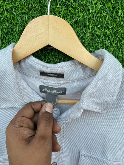 Eddie Bauer Flannel Shirt for Men & Women | Oversized Checked Cotton Shirt | Winter Casual Wear India