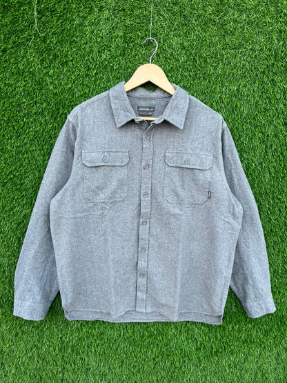 Eddie Bauer Flannel Shirt for Men & Women | Oversized Checked Cotton Shirt | Winter Casual Wear India