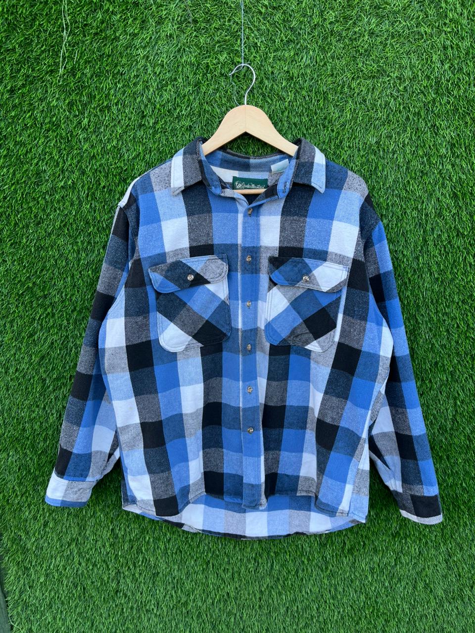 Gender mountain Flannel Shirt for Men & Women | Oversized Checked Cotton Shirt | Winter Casual Wear India