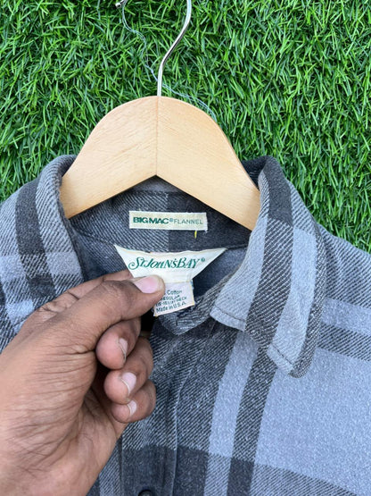 St jhon bay Flannel Shirt for Men & Women | Oversized Checked Cotton Shirt | Winter Casual Wear India