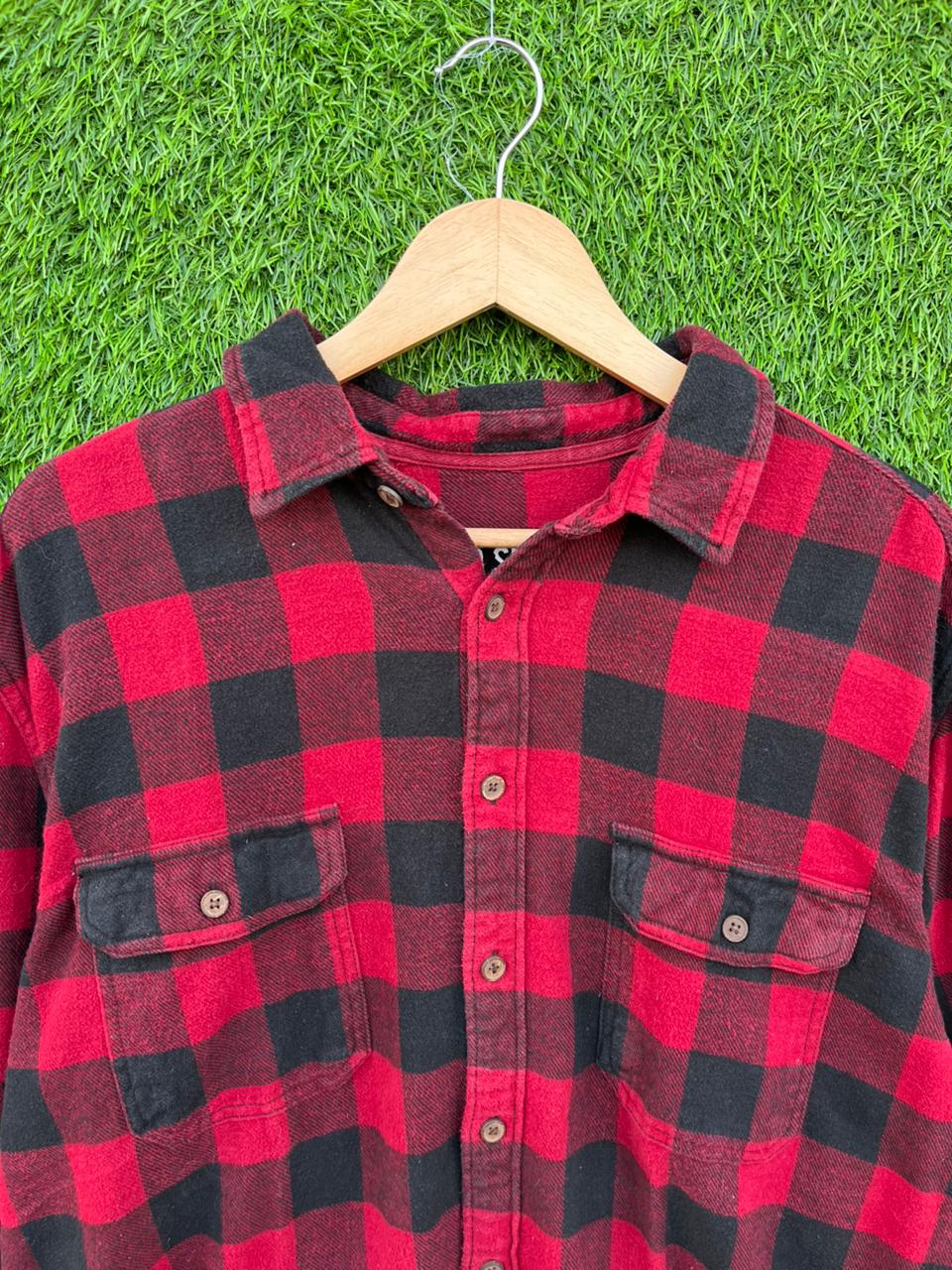 MissiFlannel Shirt for Men & Women | Oversized Checked Cotton Shirt | Winter Casual Wear India
