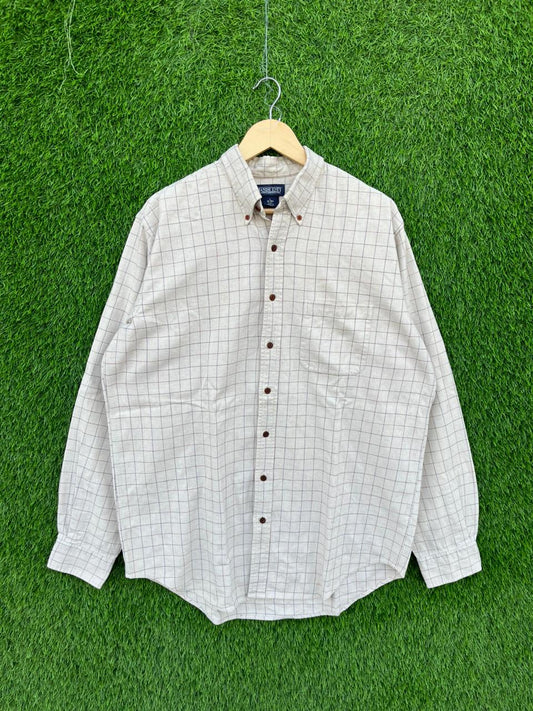 LAND ENDS Flannel Shirt for Men & Women | Oversized Checked Cotton Shirt | Winter Casual Wear India