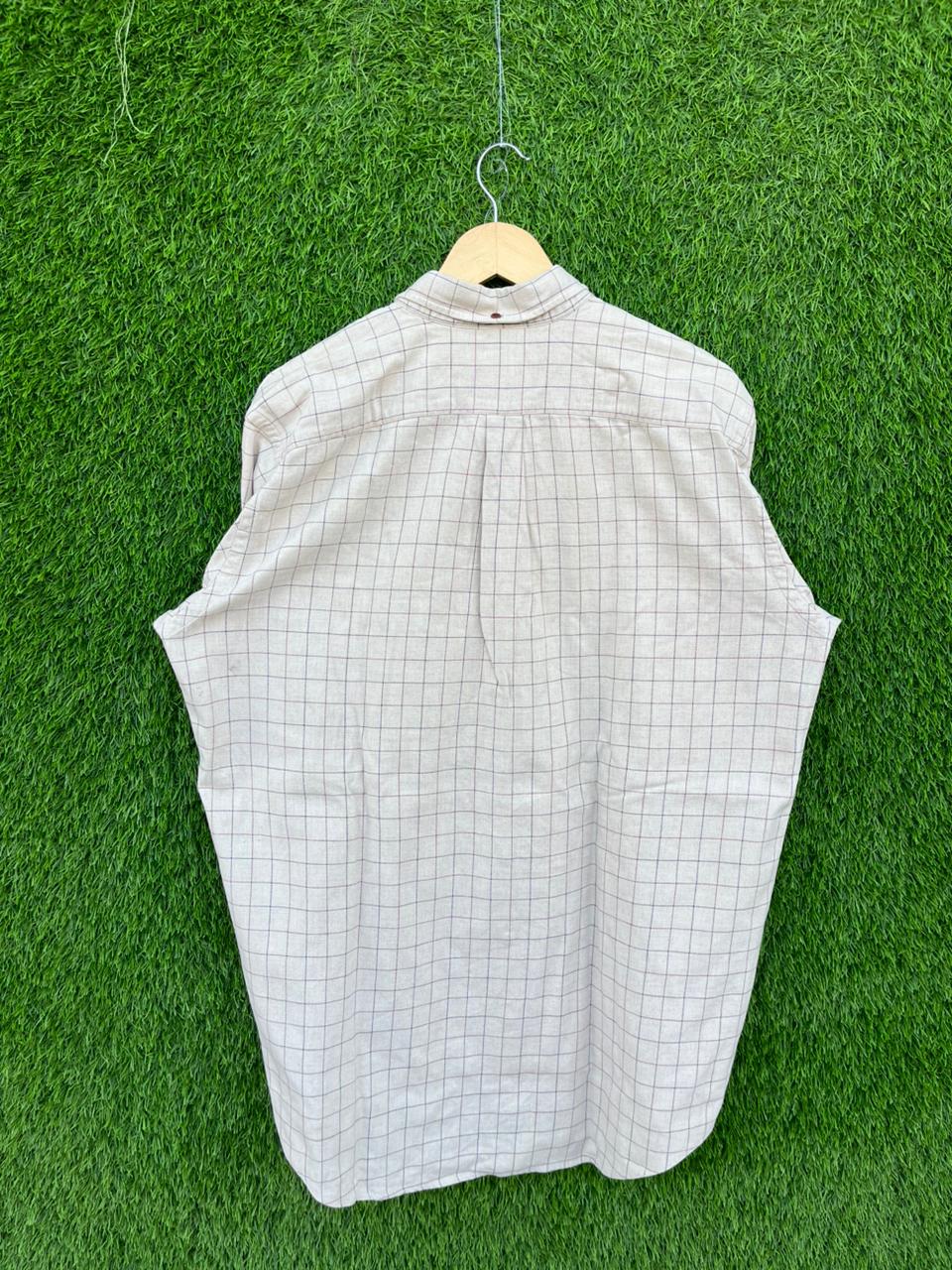 LAND ENDS Flannel Shirt for Men & Women | Oversized Checked Cotton Shirt | Winter Casual Wear India