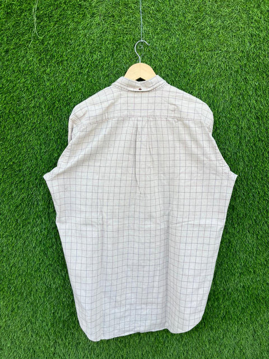 LAND ENDS Flannel Shirt for Men & Women | Oversized Checked Cotton Shirt | Winter Casual Wear India