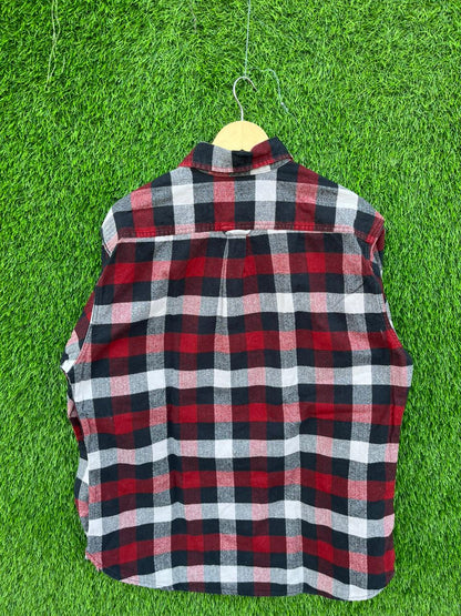 JACHS Flannel Shirt for Men & Women | Oversized Checked Cotton Shirt | Winter Casual Wear India
