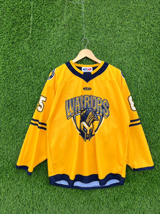 Ice hockey Jersey Warriors Brown 85   |Vintage Oversized  Streetwear | Men Women | online shopping