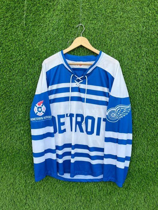Ice hockey Jersey detroit  |Vintage Oversized  Streetwear | Men Women | online shopping