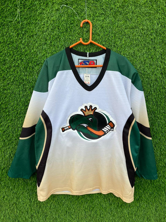 Ice hockey Mississippi River king Jersey |Vintage Oversized  Streetwear | Men Women | online shopping |Patchwork
