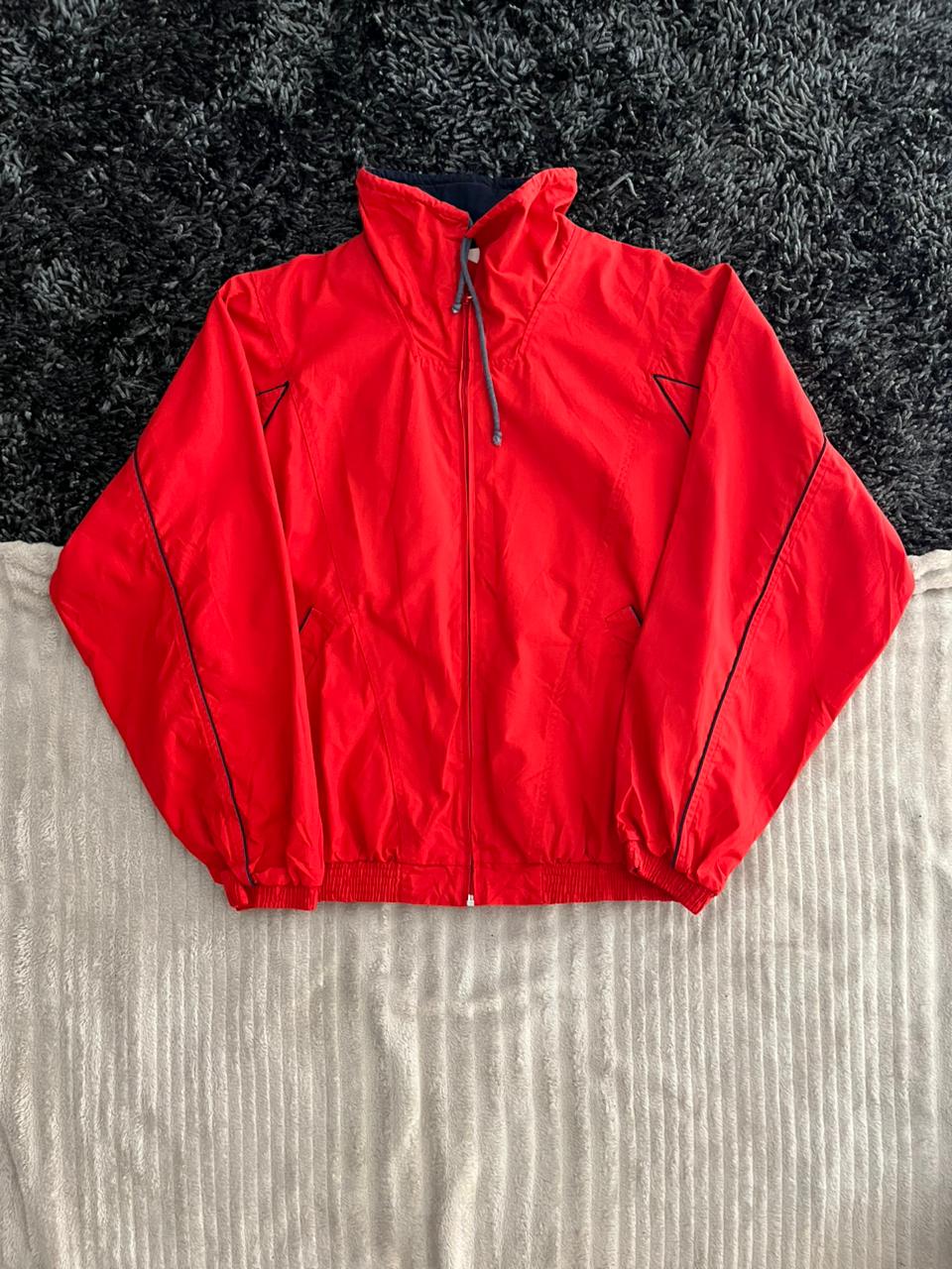 Plain Red Windbreaker Windbreaker