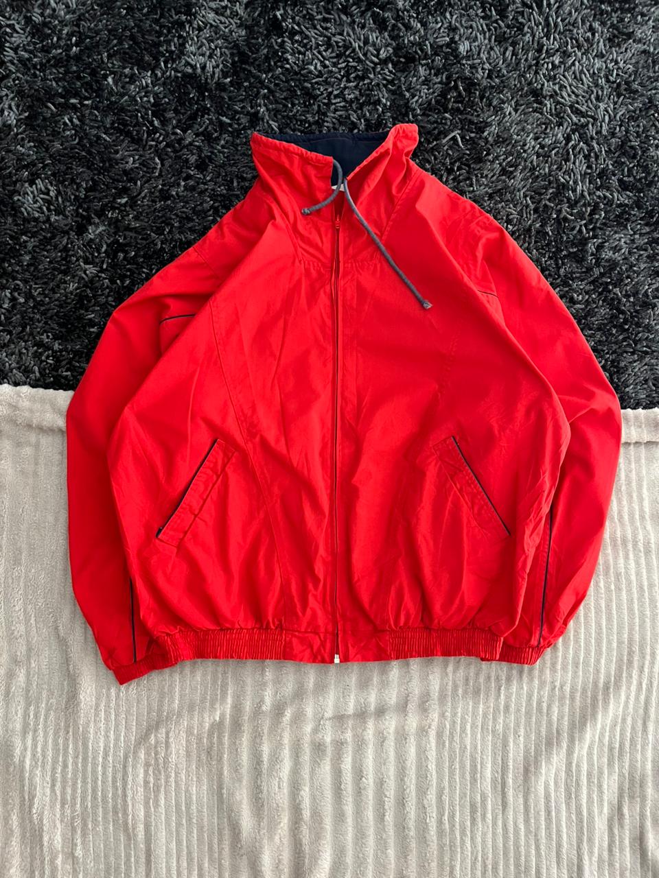 Plain Red Windbreaker Windbreaker