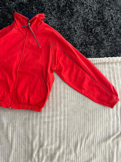 Plain Red Windbreaker Windbreaker