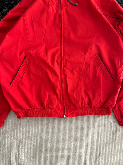 Plain Red Windbreaker Windbreaker